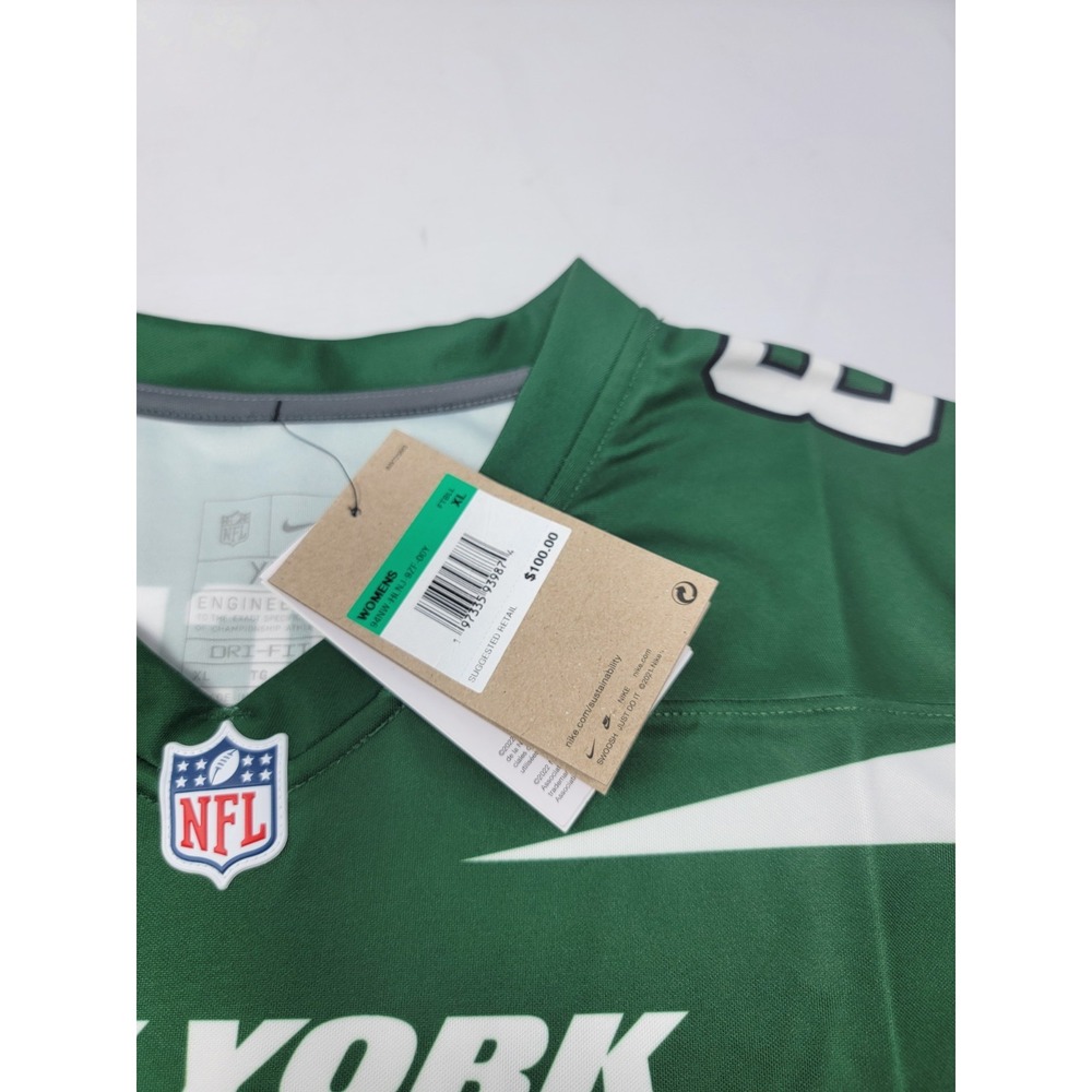 New York Jets Aaron Rodgers Womens NFL Legacy Player Game Jersey Nike NWT Sz XL - Picture 5 of 8